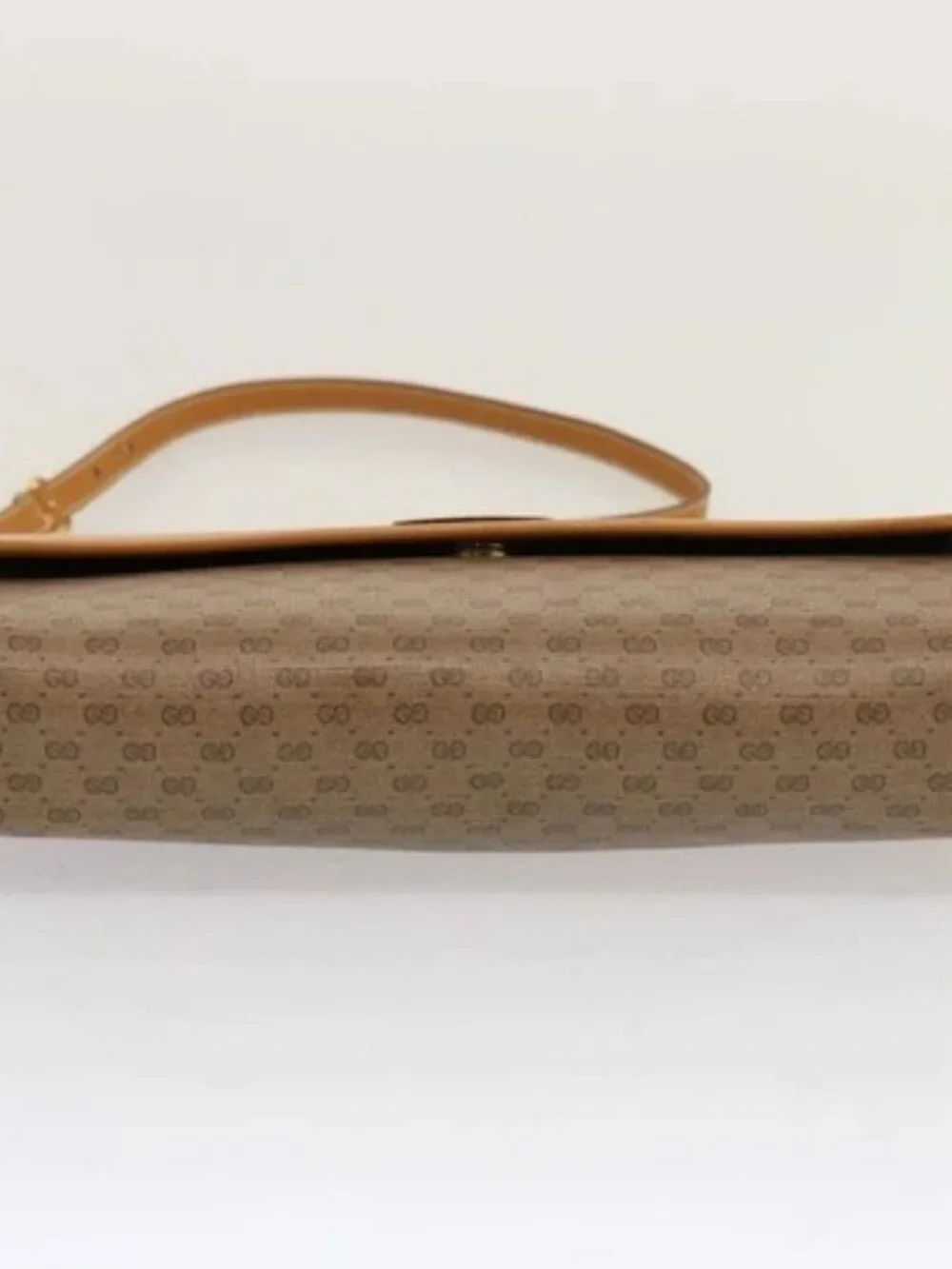 GUCCI Micro GG Supreme Shoulder Bag PVC Beige - Picture 11 of 16